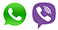 whatsapp&viber